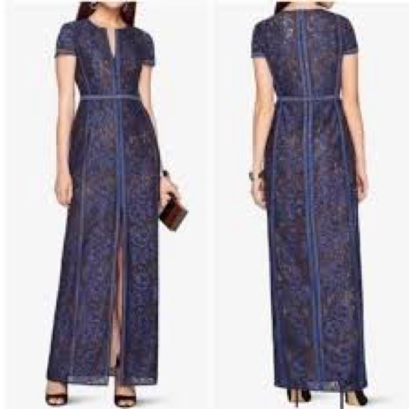 BCBGMaxAzria Dresses & Skirts - Stunning NEW WITH TAGS BCBGMAXAZRIA CAILEAN Floral Lace Gown- Size 2